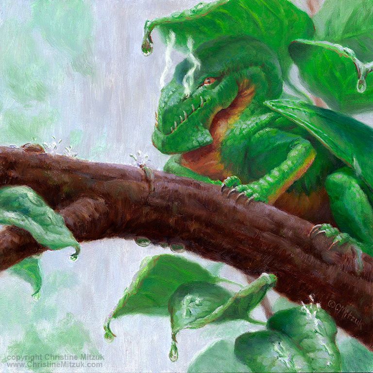 Tiny Dragon Process 4 – Painting